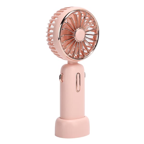 Mini USB Håndholdt Ventilator 3 Hastigheder Genopladelig Bordventilator Luftkøler Lav Støj til Hjemmekontor
