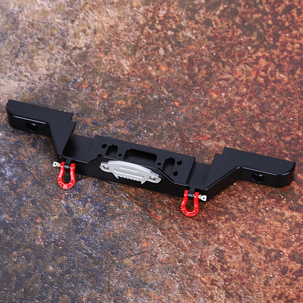 1/10 Etupuskuri Metalliset RC-Tarvikkeet LED-Valolla SCX10 Traxxas TRX‑4 Defender D90:lle