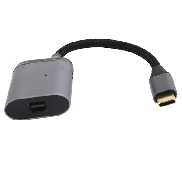 USB C till Mini DisplayPort Adapter 1.4 3.1 Konverter Snabb Laddning för Projektor TV Monitor