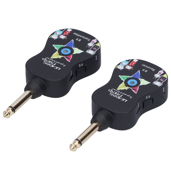 Gitar Trådløst System Digital Sender Mottaker med Reverb Diskant Bass Justering B9