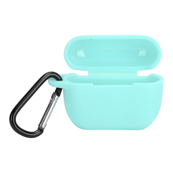 Silikonskal Skyddsfodral för IOS Earbuds Pro/III Bluetooth Headset Laddningsfodral Mintgrön