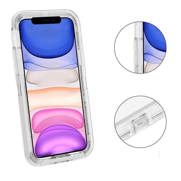 Støtsikkert Vanntett Støvtett Fleksibelt Transparent Mobilskall til iPhone 13