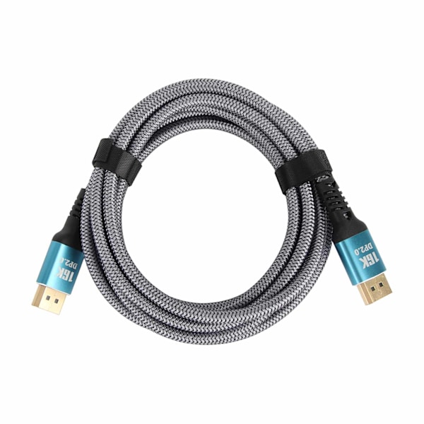 Displayport 2.0 Kabel DVI HD Adapter Linje 16K ved 60Hz til Computer TV Projektor Skærm 3m/3.3yd