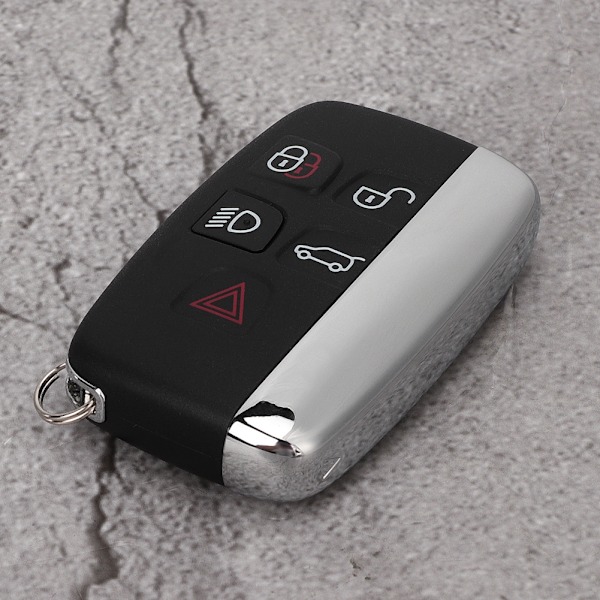 Fjernbetjening Smart Nøgleholder Case 5 Knapper Cover Glans Trim Passer til Land Rover Lr4