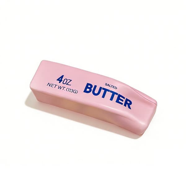 2 stk. lyserøde langsomt stigende Squishy Butter Squeeze-legetøj, sensorisk stressaflastende Squishies, blødt og strækbart Fidget-legetøj til angstlindring