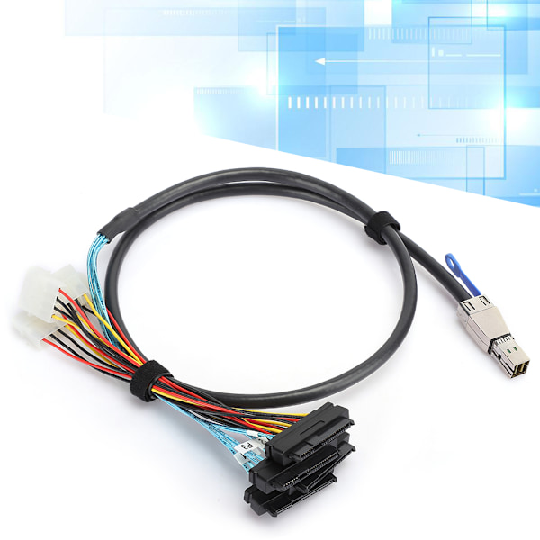G0502 Extern Hårddiskkabel Mini SAS SFF-8644 till SFF-8482 Server Datortillbehör 1 Meter