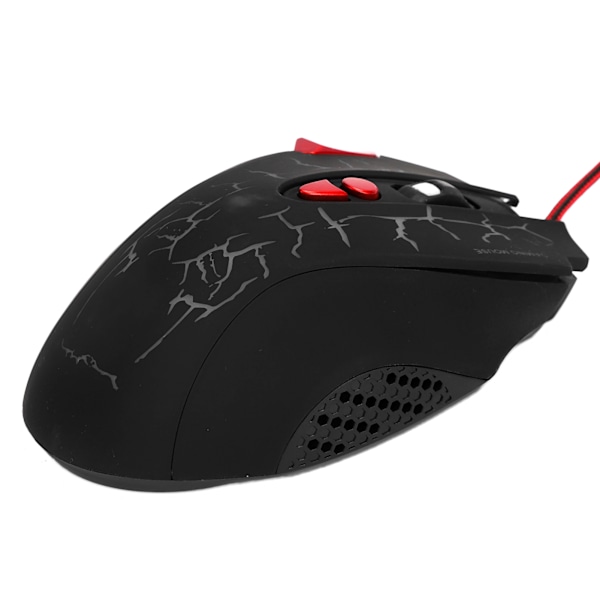 Gamingmus USB Kabelansluten 8 Knappar 4-Stegs DPI Justerbar med Andningsljus Dator Enhet G550 Crackle