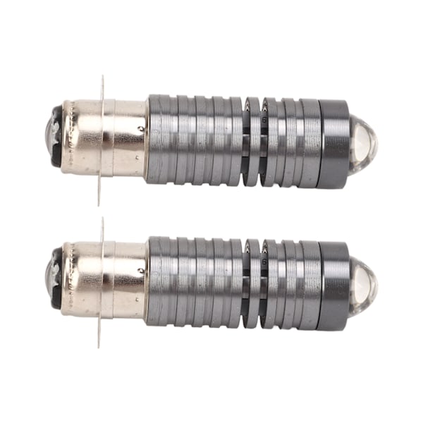 Par P15D LED-lyspærer 10 til 60V 2000LM 20W IP67 Vanntette Motorsykkel-Frontlyspærer for Lastebil Varebil SUV ATV Fullt Gult Lys