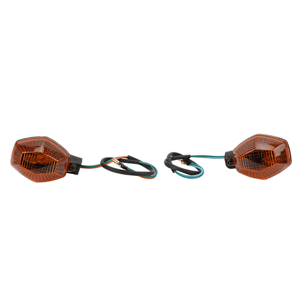 2 stk Motorsykkel Foran Bak Blinklys Indikatorlampe Erstatning for Suzuki DL 1000 650 VStrom (gul)