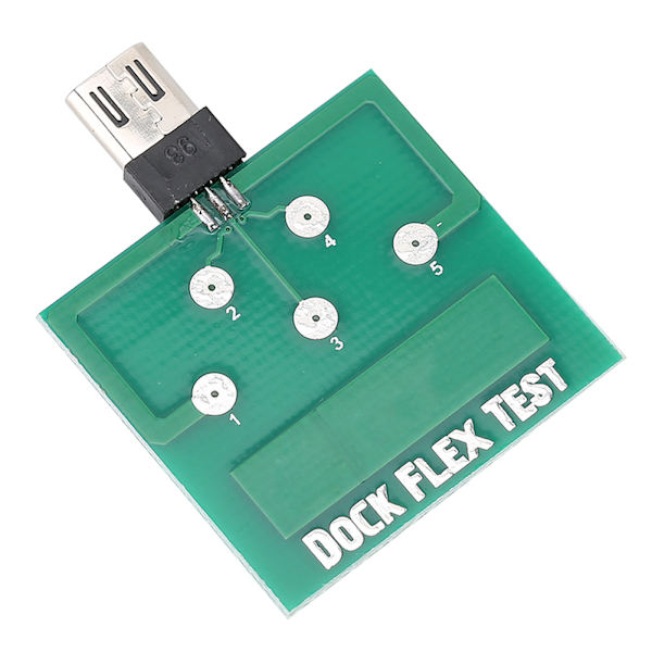2 STK Grøn Bærbar Professionel Mobiltelefon Opladningsstik Mikro Test Board Reparationsværktøj til Android