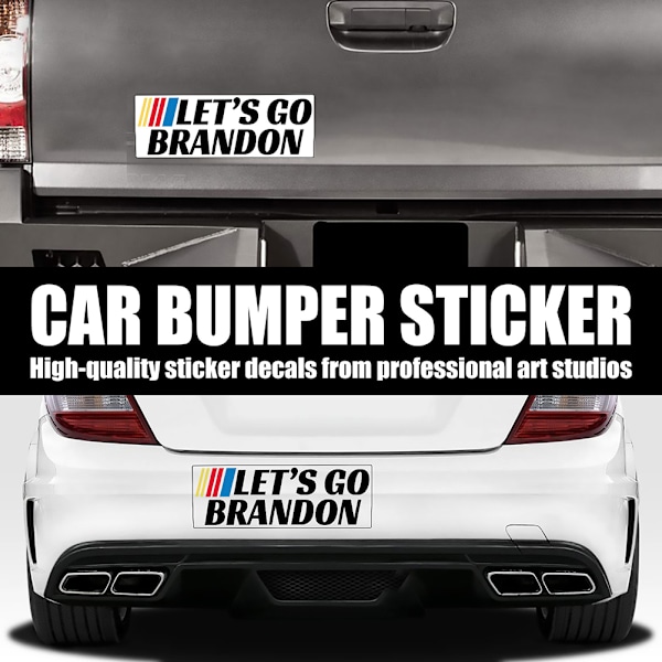 Let's Go Brandon Stickers Bilsticker Dekal Sjov til Skateboard Laptop Hjelm