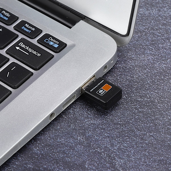USB WiFi-adapter 2.4G-5G 600Mbps Dual Band Mini Trådløst Datamaskin Nettverkskort Mottaker