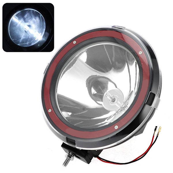 HID Front Bumper Taklampa Camping Jakt Fiske Spot Light 12-24V 55W 9 tum Röd Ring