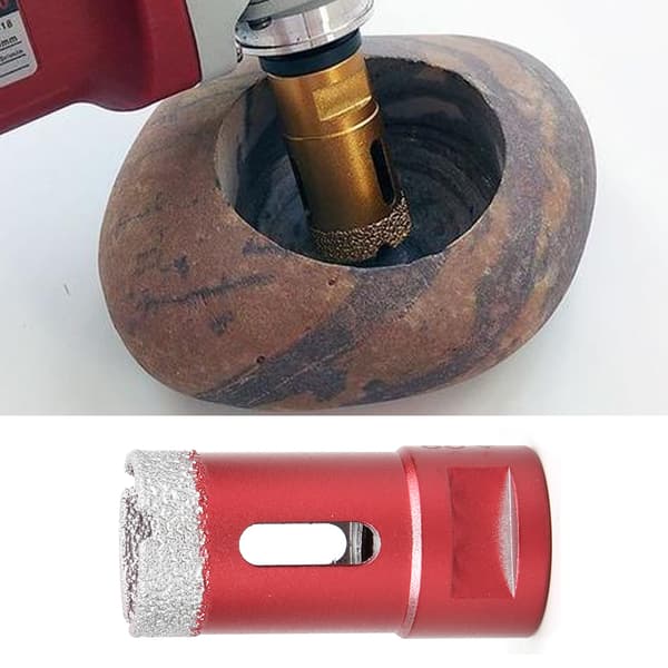 【NX】Brazed Diamond Core Drill Hole Saw Cutter Compatible with Stone Concrete Ceramic Tiles 28mm