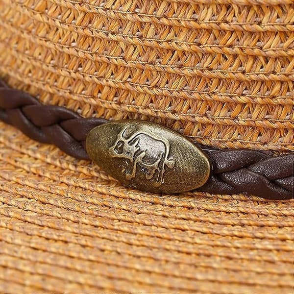 Khaki cowboy-olkahattu