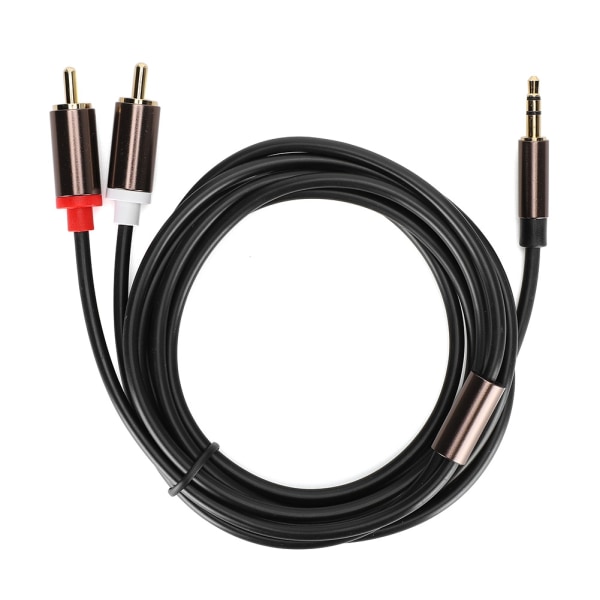 Audio Line Kaiutinkaapeli Tietokone Subwoofer Kaapeli Puhelinlisävaruste 2-in-1 3,5 mm Uros - 2RCA 2 metriä
