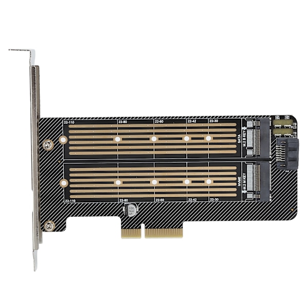 Riser Card SSD til PCIE SATA DualDisk Transfer Udvidelseskort til Windows OS X LINUX