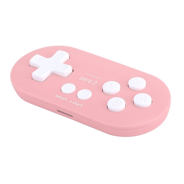 Trådløs Controller Mini Lille Bluetooth Bærbar Gamepad til Mobiltelefon Computer Pink