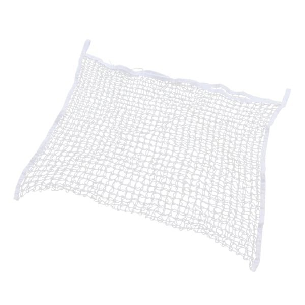 Hønetpose PE Vævet Reb Mesh Hulpose Heste Slow Feeder Foderopbevaringspose Hvid 60x90cm / 23,6x35,4in