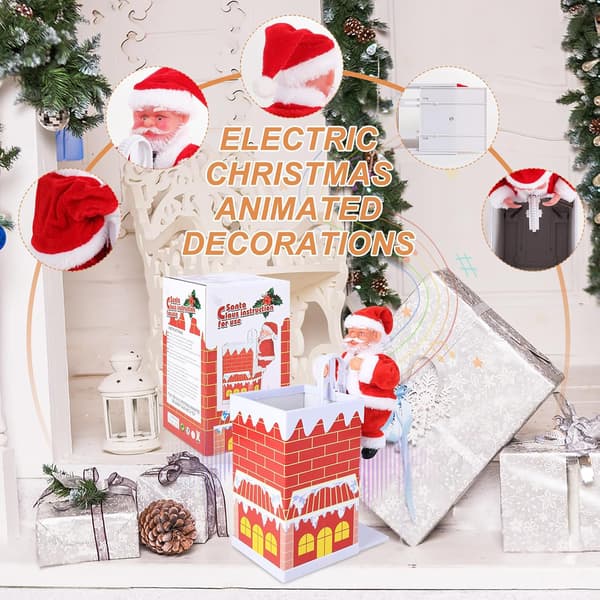 Electric Climbing Santa Claus - A Fun and Entertaining Christmas Gift!