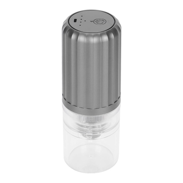 Bærbar Kaffekvern Justerbar Tykkelse Reise Camping Elektrisk USB Oppladbar for Bønnekverning Grå