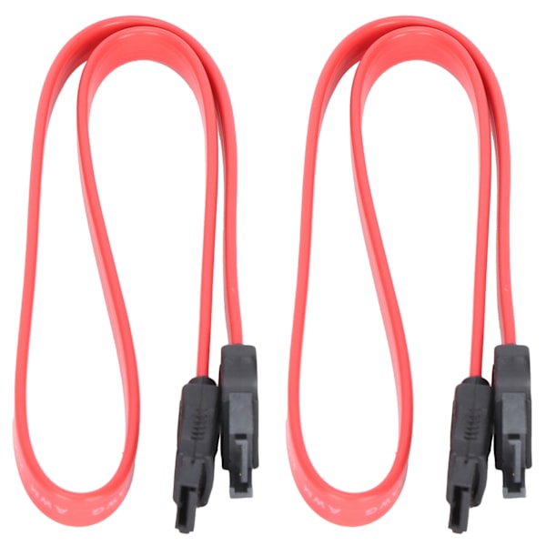 10 stk. Sata-kabel 7Pin Hann til Hunn SSD Dataforlengelseskabel for Ekstern Harddisk Dataoverføring 50 cm