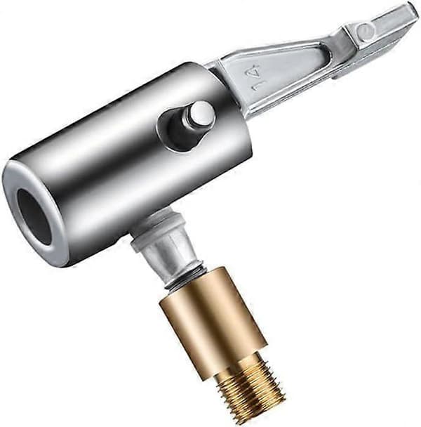 Oppustningsdyseadapter, pumpeventiladapter, bildækventiladapter, luftpatronadapter med klips, bærbar bildækoppustningsdyse
