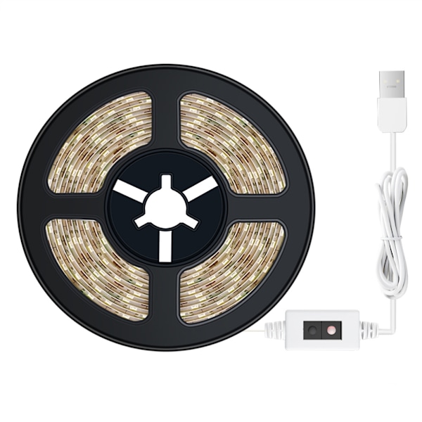 Vanntett LED Strip Smart Håndbevegelsessensor Lyslist USB Trinnløs Dimming Lysstripe for Kjøkkenskap