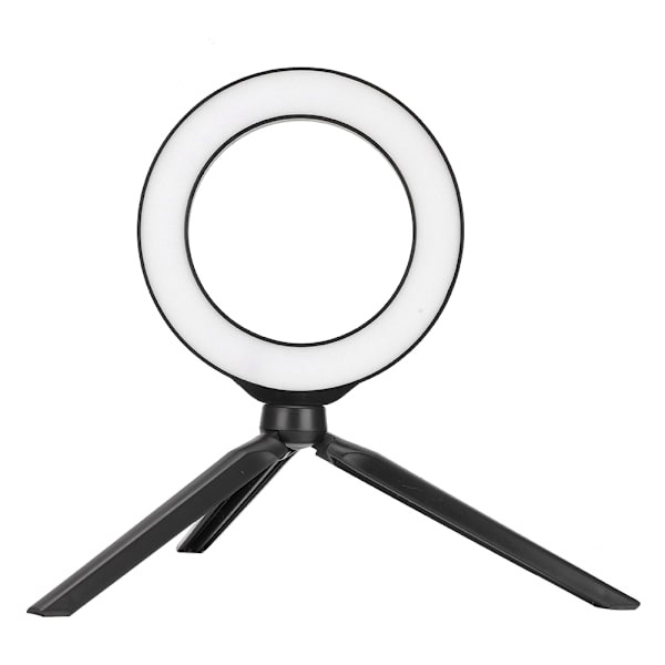 PULUZ PKT3038 ABS Kannettava Kevyt Matkapuhelimen Live-valokuvaus LED-rengasvalo jalustalla