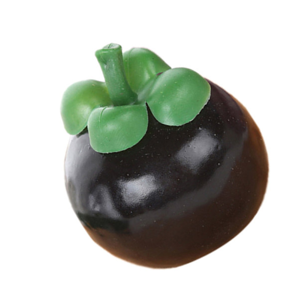 Keinotekoinen hedelmäsimulaatiomalli Vaahto Keinotekoinen hedelmä Lastentarhan opetusvälineet Koristeelliset rekvisiitta Mangosteen