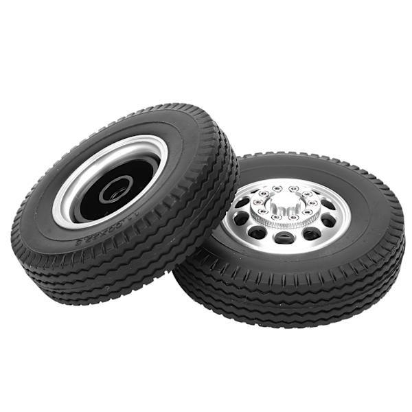 2 kpl Alumiiniseos 10 reikää Navan kanssa Renkaiden Iho Etupyörä Tamiya Kuorma-autolle 1/14 RC Osa