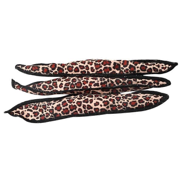 Bløde Hårruller Store Svamperuller Til Kvinder Piger Damer DIY Stylingværktøj Leopardfarve 6 stk