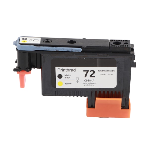 Høykvalitets Skrivehode for HP72 T1100 T1200 T610 T790 Serien (C9384A Matt Sort/Gul)