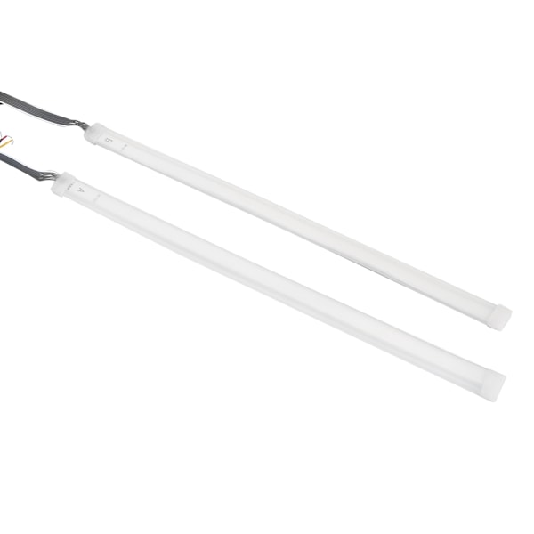 1 Par Bil 12V Forlygte Kørelys Sidelys Glød Switchback LED Strip