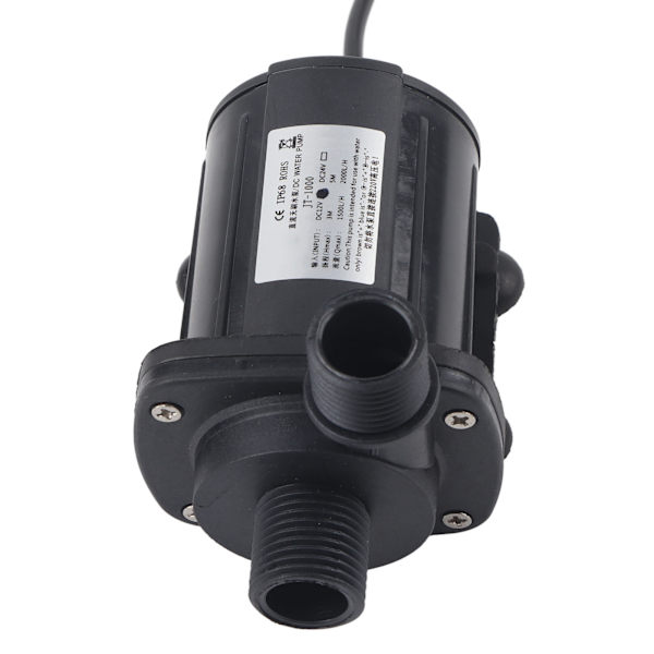 Mini 3 Meter Hydraulisk Løftehøjde DC Børsteløs Boost Vandpumpe 12V 40℃-100℃