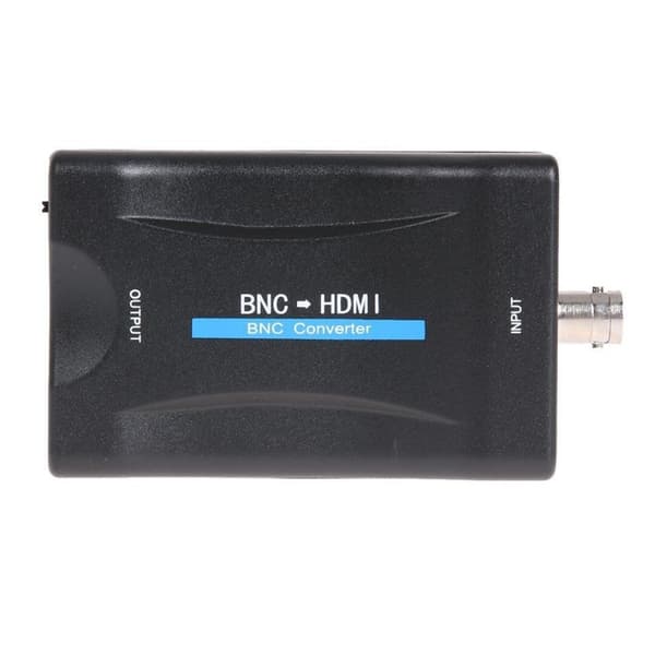 Koaksial til HDMI-adapter, BNC til HDMI-adapterkonverter, CVBS PAL/NTSC BNC til HDMI, 720P/1080P videoadapter