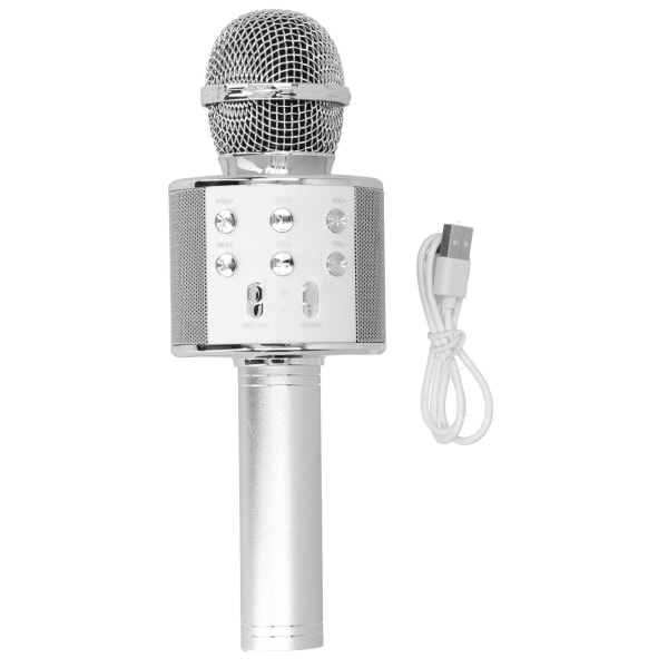 Trådlös mikrofon Bluetooth inspelning handhållen bärbar för festbröllopsmöte