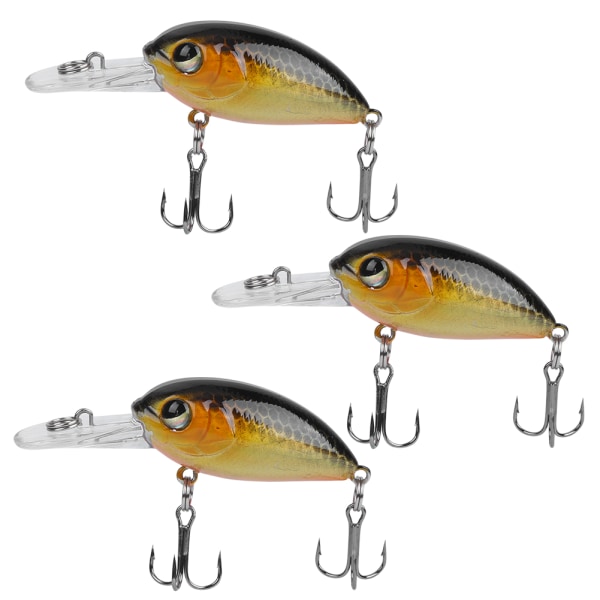 3 ST 6CM/5G Dykande 3D Ögon Bete Konstgjord Simulation Livsliknande Fiskeutrustning 3#
