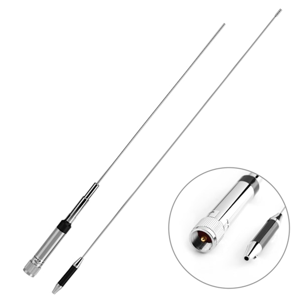 NL770R DualBand UHf VHF 144/430MHz 150W Høj Gain Bilradio Mobil / Stationsantenne