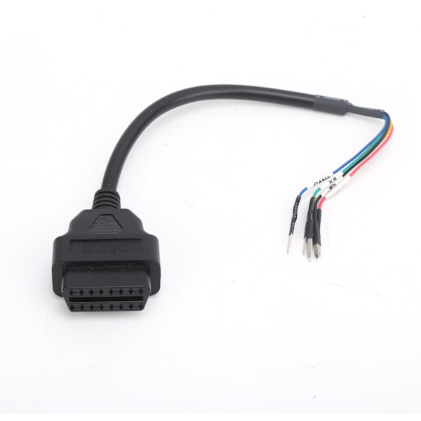 16-PIN Kabeltest Adapterkontakt for Bil Motorsykkel Universal OBD ODB2 Kabling
