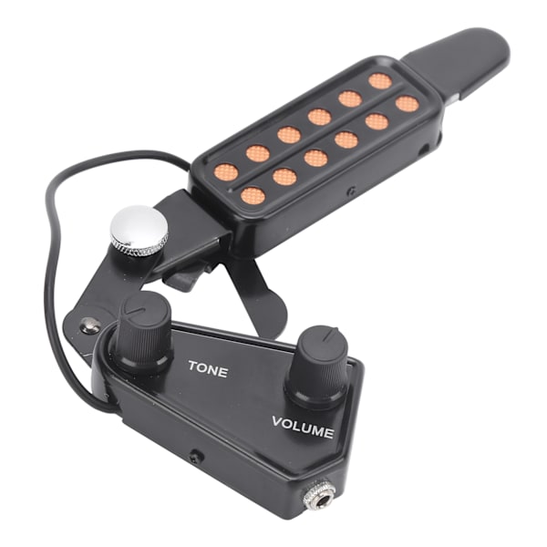 Gitar Pickup 12 Lydhull Elektrisk Transduser med Tone Volumkontroll for Ukulele