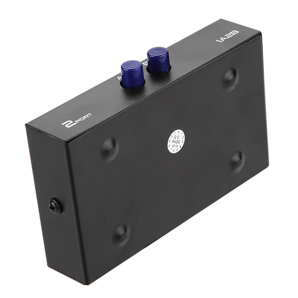 2/4 Port USB 2.0 Manuell Delningsswitch Switchbox för PC Skrivare Scanner (2 Portar)