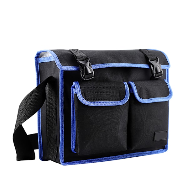 Thickened Oxford Cloth Tools Shoulder Bag Holder Organizer for Electrician Repairman (Blue)