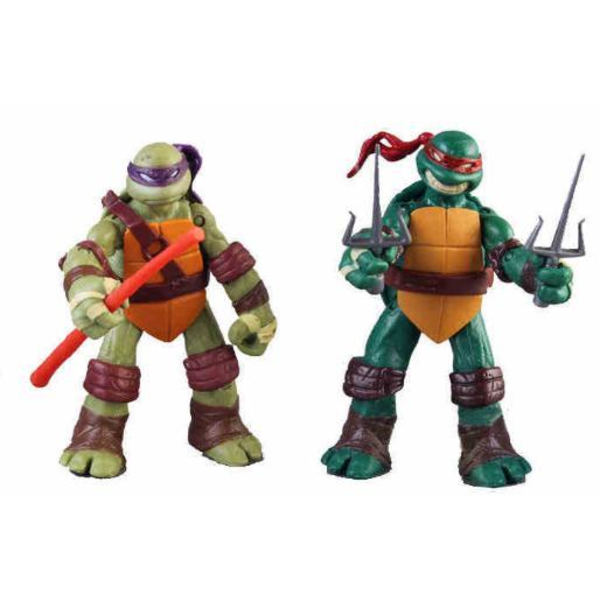 12 cm Teenage Mutant Ninja Turtles figurer - 4 stk