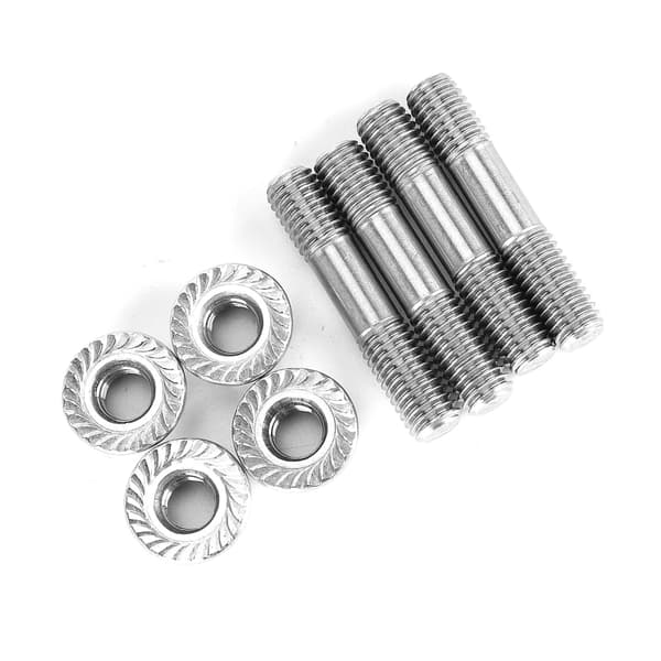 4 stk Bilsystem Eksos Stud Muttere M8x1.25 42mm/1.65in T25 T28