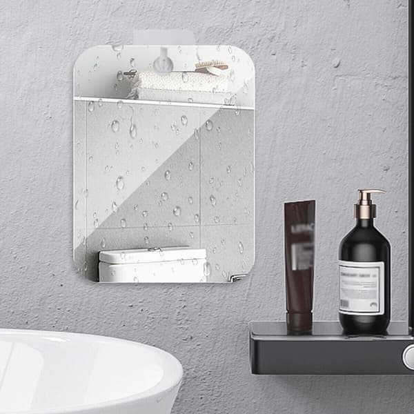 2 ST Anti-dugg speil Rett speil Baderomsspeil