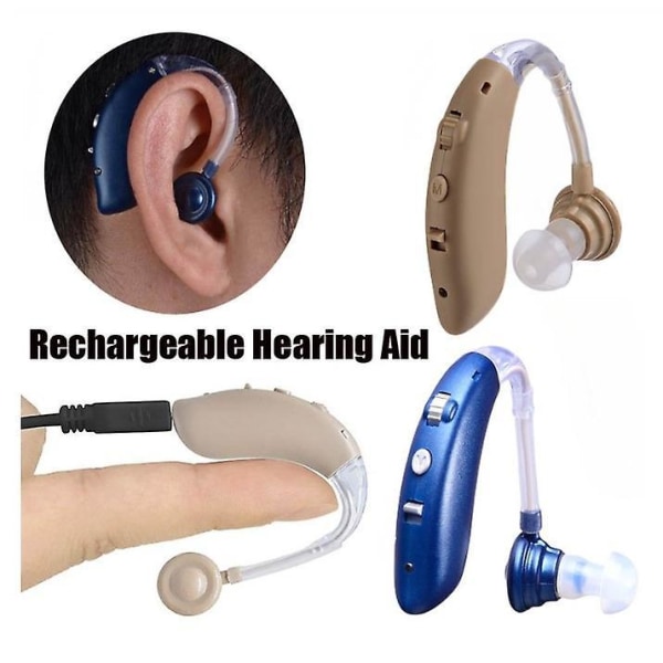 Blå BTE ørehøreforsterker