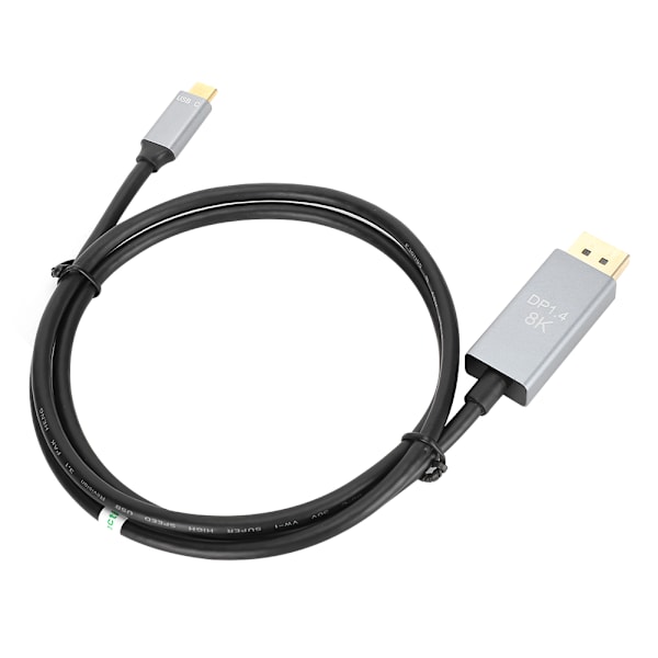 Type C - Displayport 8K 1.4 HD -videokaapeli, ääni- ja videonsiirto, synkronoitu ulostulokaapeli MacBookille, 1 metri / 3,28 jalkaa