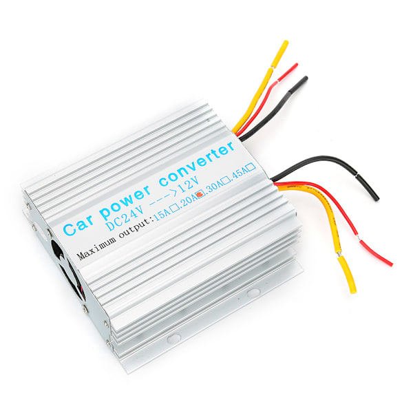 240W DC 24V til 12V Bilstrømomformer 20A Regulator Trinn Ned Transformer Strømforsyning