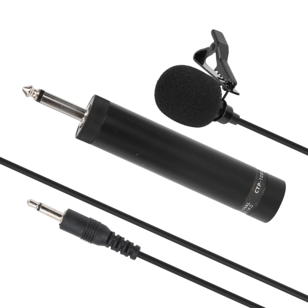 Lavalier Mikrofon Revers Saksofon Kablet Profesjonelt Musikkinstrument Tilbehør Kabellengde 10 Meter
